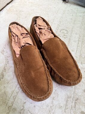 Polo by Ralph Lauren Men's Brown Suede Slip-On Loafers